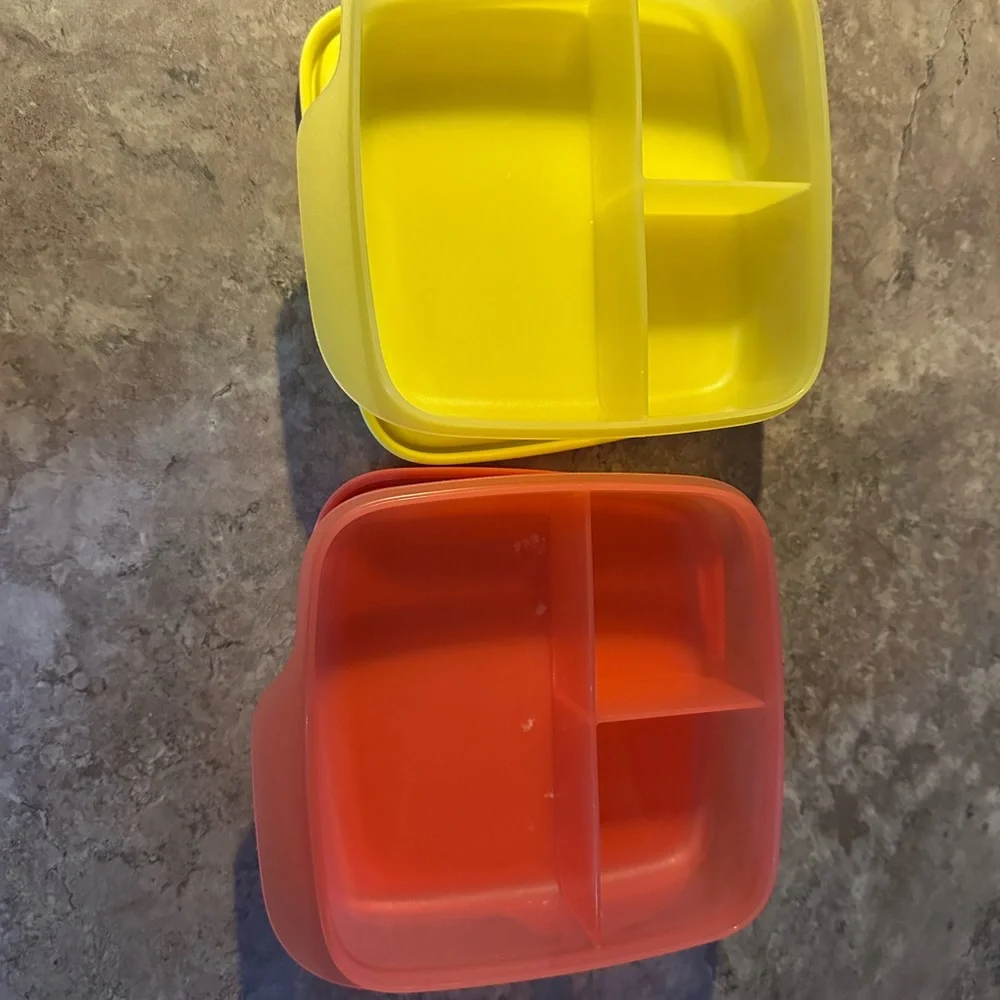 Tupperware Colorful Food Storage Containers - Picture 2 of 2